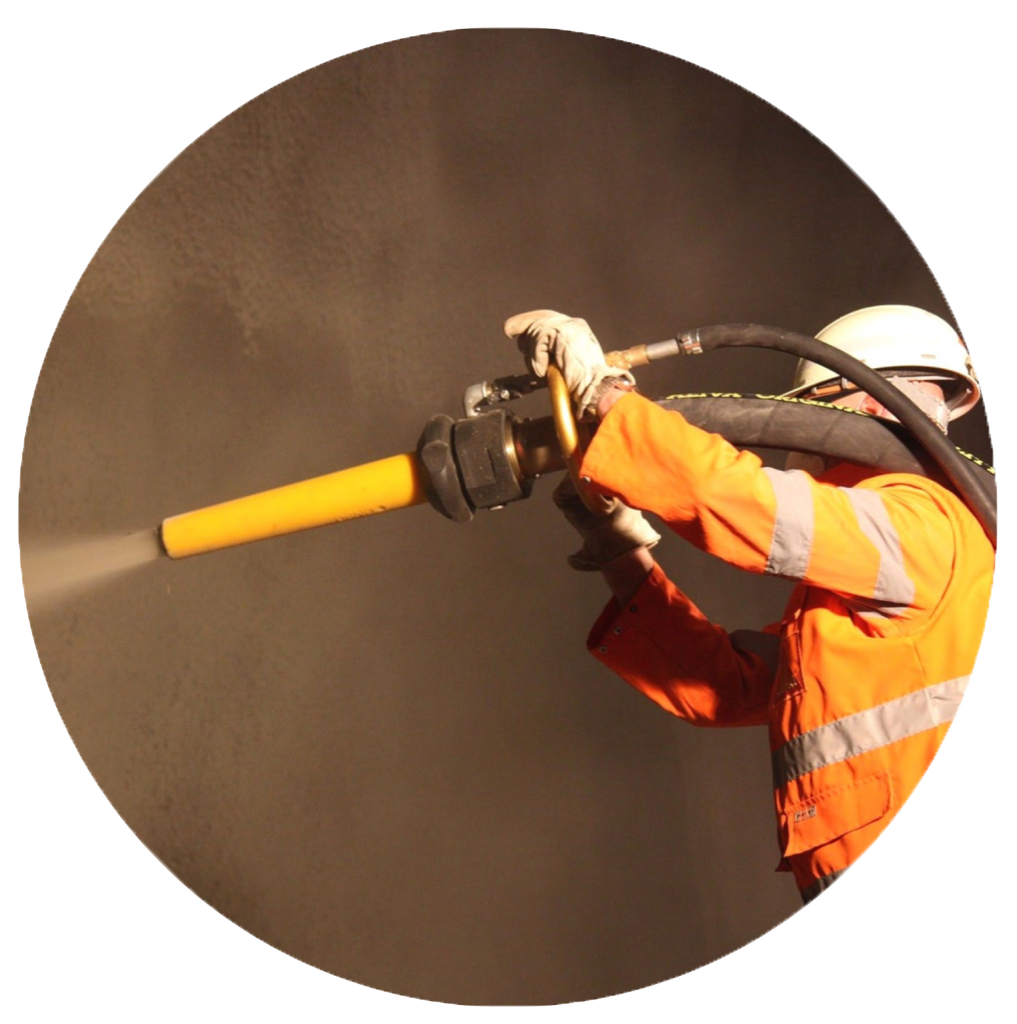 Сухое торкретирование